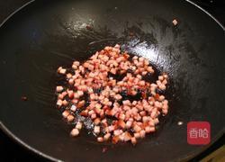 菠萝火腿炒饭的做法图解5