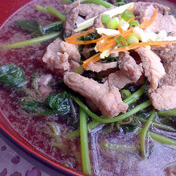 肉丝红苋菜的做法[图]