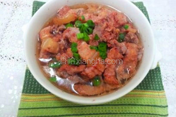 虾子酱蒸肉