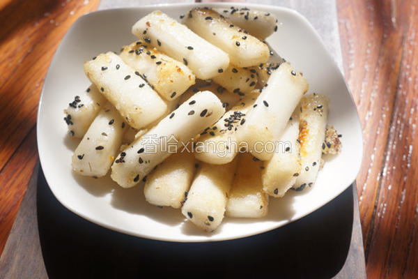 桂花芝麻糖炒年糕