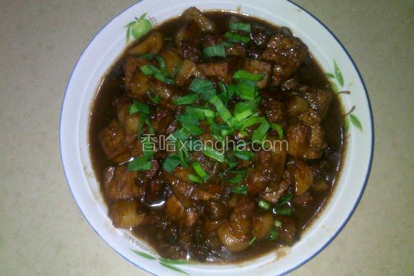豆腐泡红烧肉