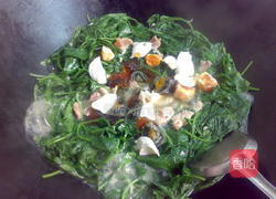 金银蛋辣椒叶的做法图解6