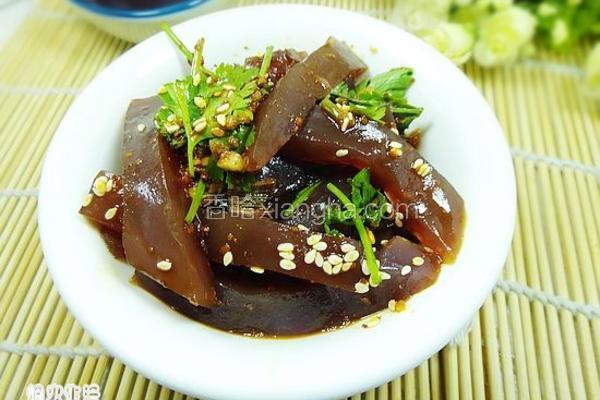 自制黑米汤凉粉