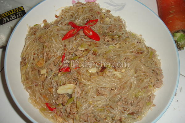 辣味肉末粉丝