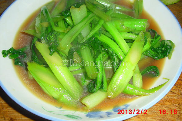 水煮青菜