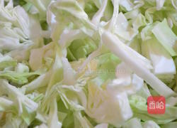 腊味包菜炒饭的做法图解5