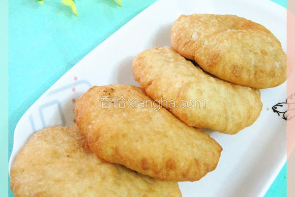 油炸红豆馅豆沙饼