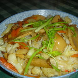 香菇花菜的做法[图]
