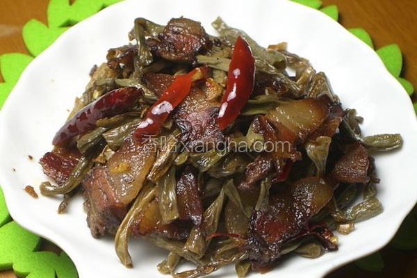 腊肉炒干豆角