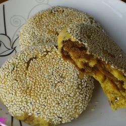 南瓜红糖芝麻酱饼的做法[图]