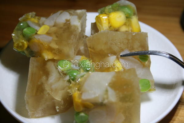 豆豆水晶冻
