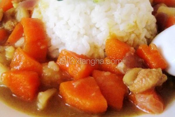 咖喱鸡丁饭