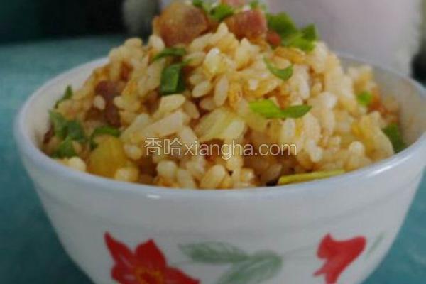 腊肠炒饭
