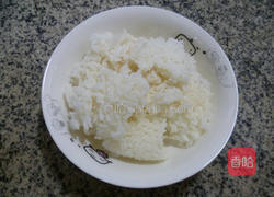 青菜炒饭的做法图解2