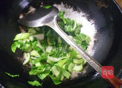 青菜炒饭的做法图解5