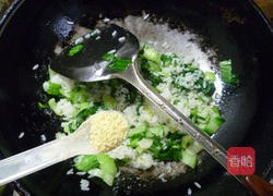 青菜炒饭的做法图解8