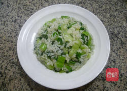 青菜炒饭的做法图解10