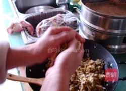 酸菜馅儿菜团子的做法图解12