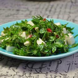 花椒芽拌豆腐的做法[图]