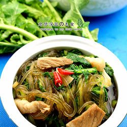 苔菜五花肉炖粉条的做法[图]