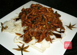 酱肉丝浇真姬菇的做法图解18