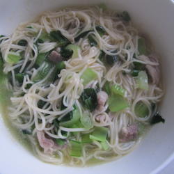 青菜肉丝面的做法[图]