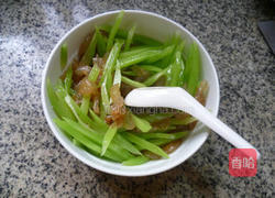 莴笋拌海蜇的做法图解10