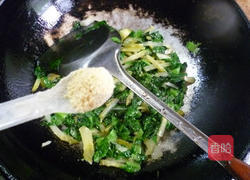 莴笋叶炒榨菜的做法图解9