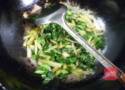 莴笋叶炒榨菜的做法图解11