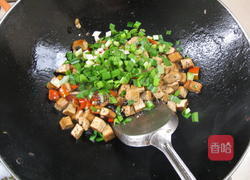 豆豉香干丁的做法图解7