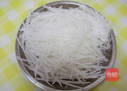 萝卜丝炒粉丝的做法图解3