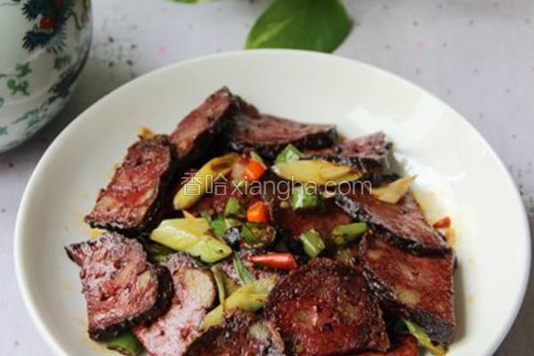 香辣血粑豆腐