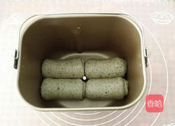 黑芝麻土司面包机的做法图解9