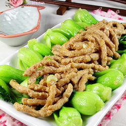素肉丝油菜的做法[图]