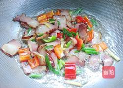 香干炒腊肉的做法图解5