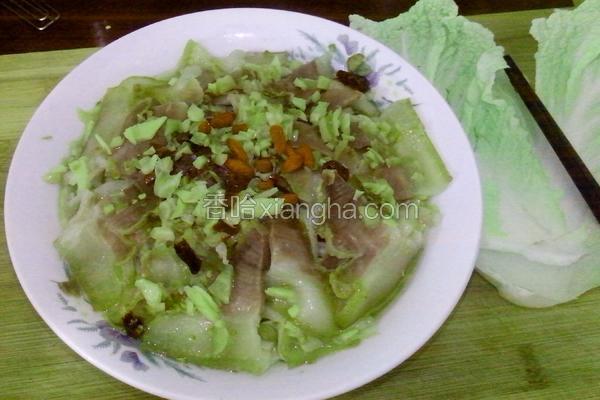 干丝蒸咸肉