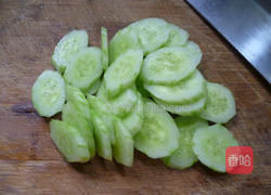 橄榄菜炒青瓜的做法图解4