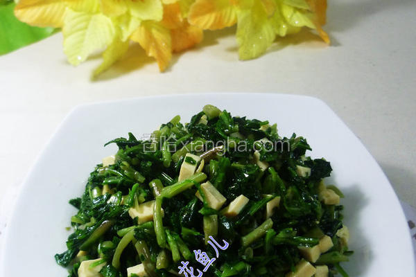 豆腐干炒马兰