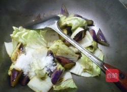茄子炒大白菜的做法图解9