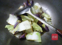 茄子炒大白菜的做法图解10