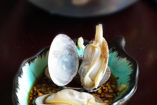 白灼花蛤