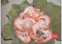 荷叶蒸虾的做法图解6