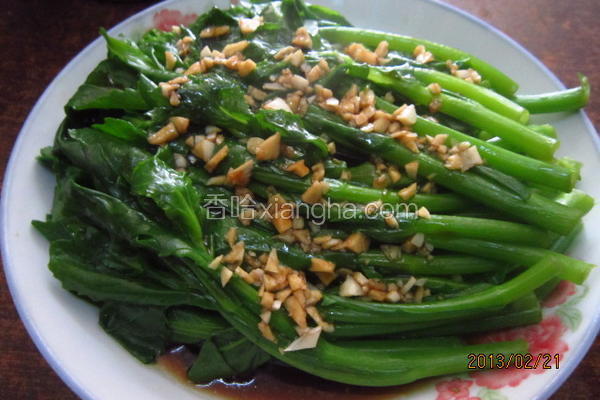 白灼菜心