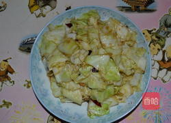 手撕包菜的做法图解4