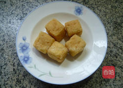 油豆腐炒猪肝的做法图解2