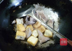 油豆腐炒猪肝的做法图解11