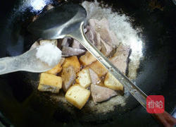 油豆腐炒猪肝的做法图解13