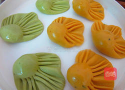 彩色馒头的做法图解4