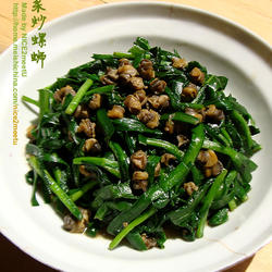 韭菜炒螺蛳帮助你的做法[图]