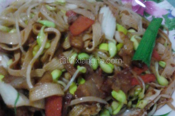 豆皮炒肉